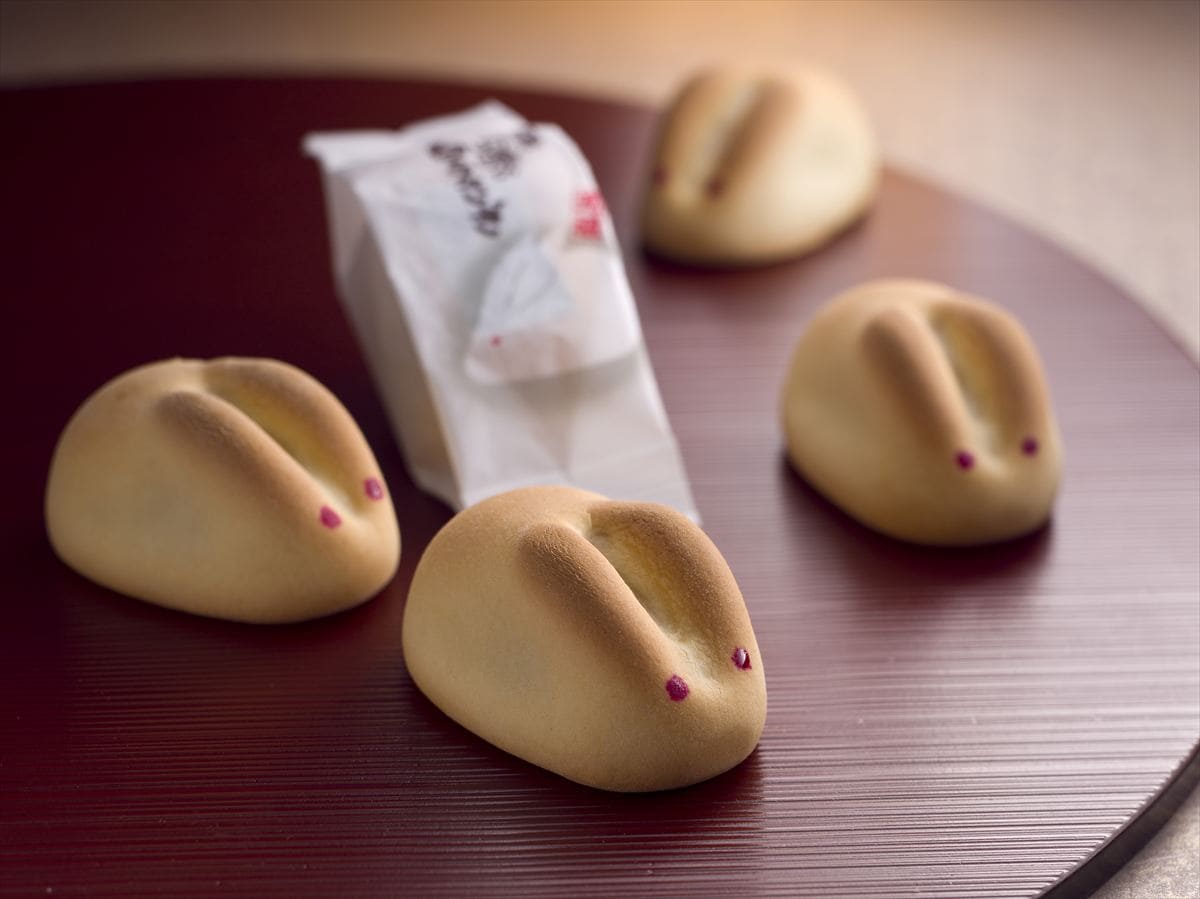 鳥取県のご当地お菓子「因幡の白うさぎ」。