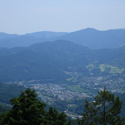 群馬県藤岡市鬼石地域のまちなみ