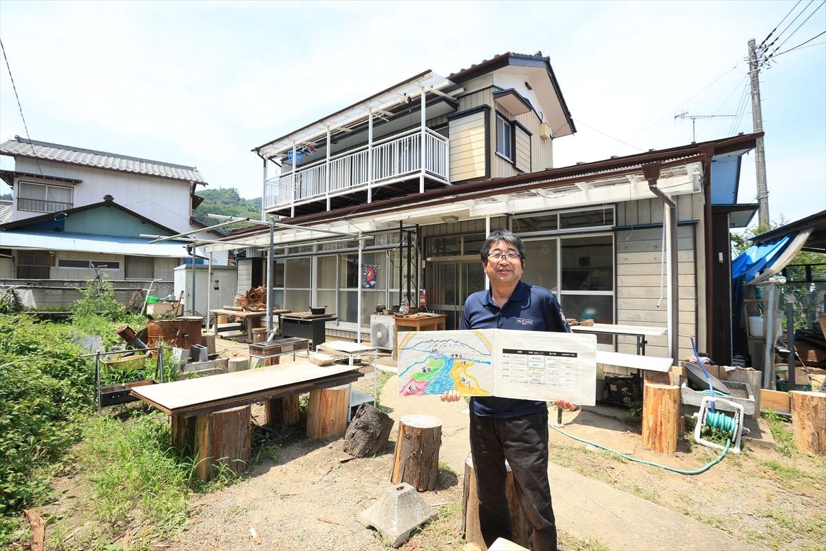 50代で地域おこし協力隊となり、放置された畑をよみがえらせたいと話す