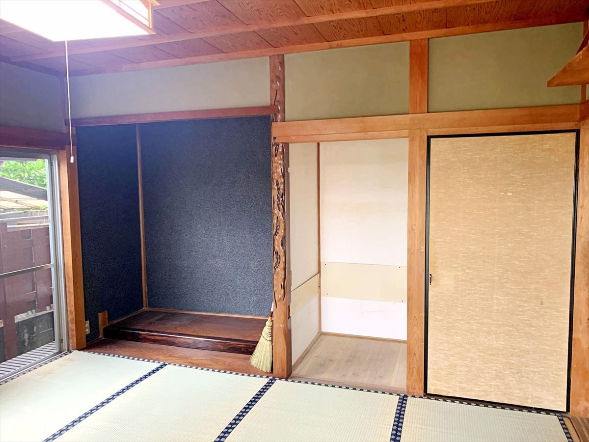 床の間だったスペースはキッチンに＞和室before