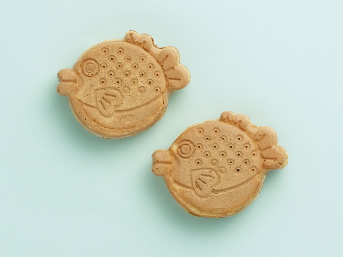 島根県のご当地お菓子「おふく焼き」。
