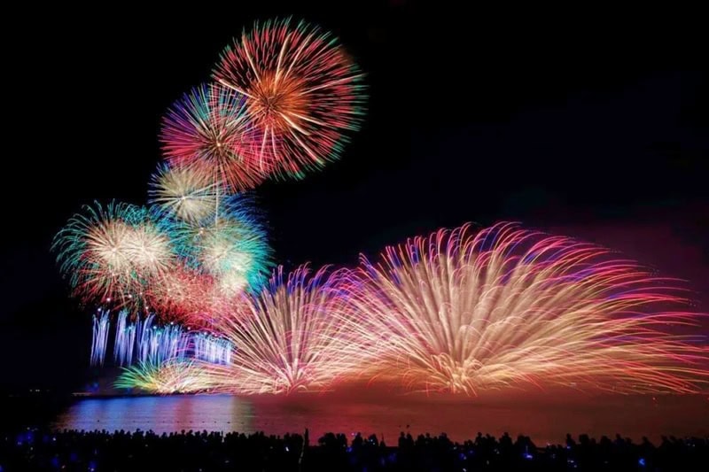福井県坂井市の夏の風物詩「三国花火大会」