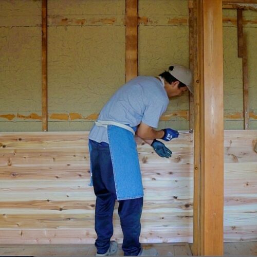 押し入れDIY-3_壁の製作