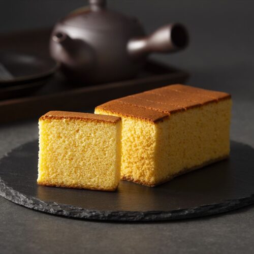 長崎県のご当地お菓子「五三焼かすてら」。