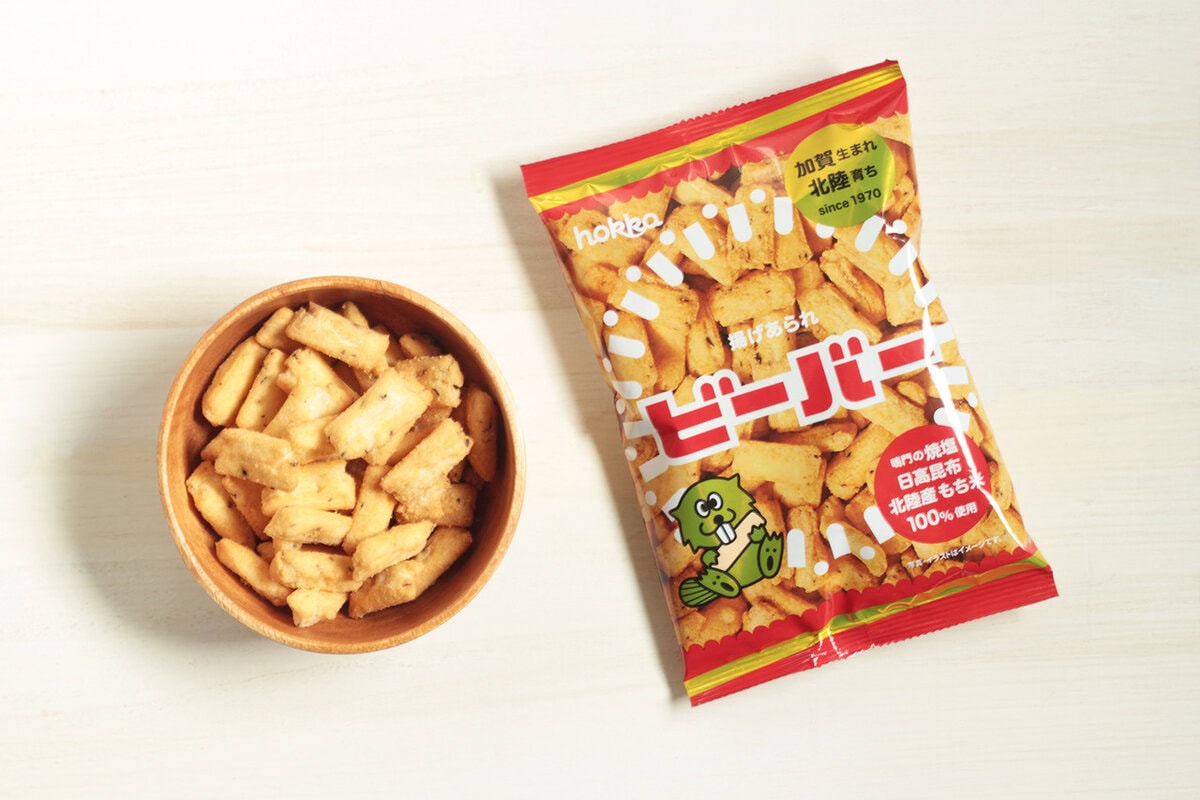 石川県のご当地お菓子「ビーバー」。