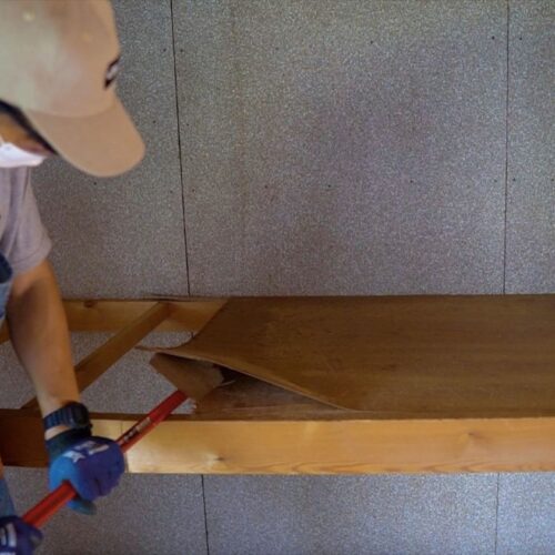 押し入れDIY-1_中段の解体