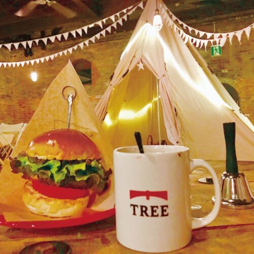 一ノ木戸商店街「TREE」の地産地消ハンバーガーは昼食にオススメ。／新潟県三条市