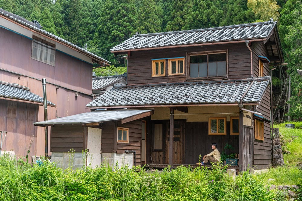 現在の納屋ハウス／福井県南越前町