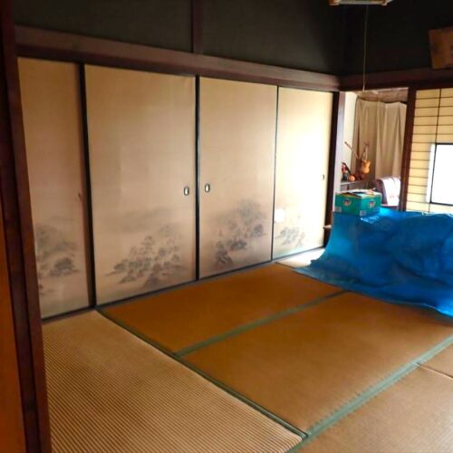 山口県山陽小野田市の物件の和室。広々と使える。