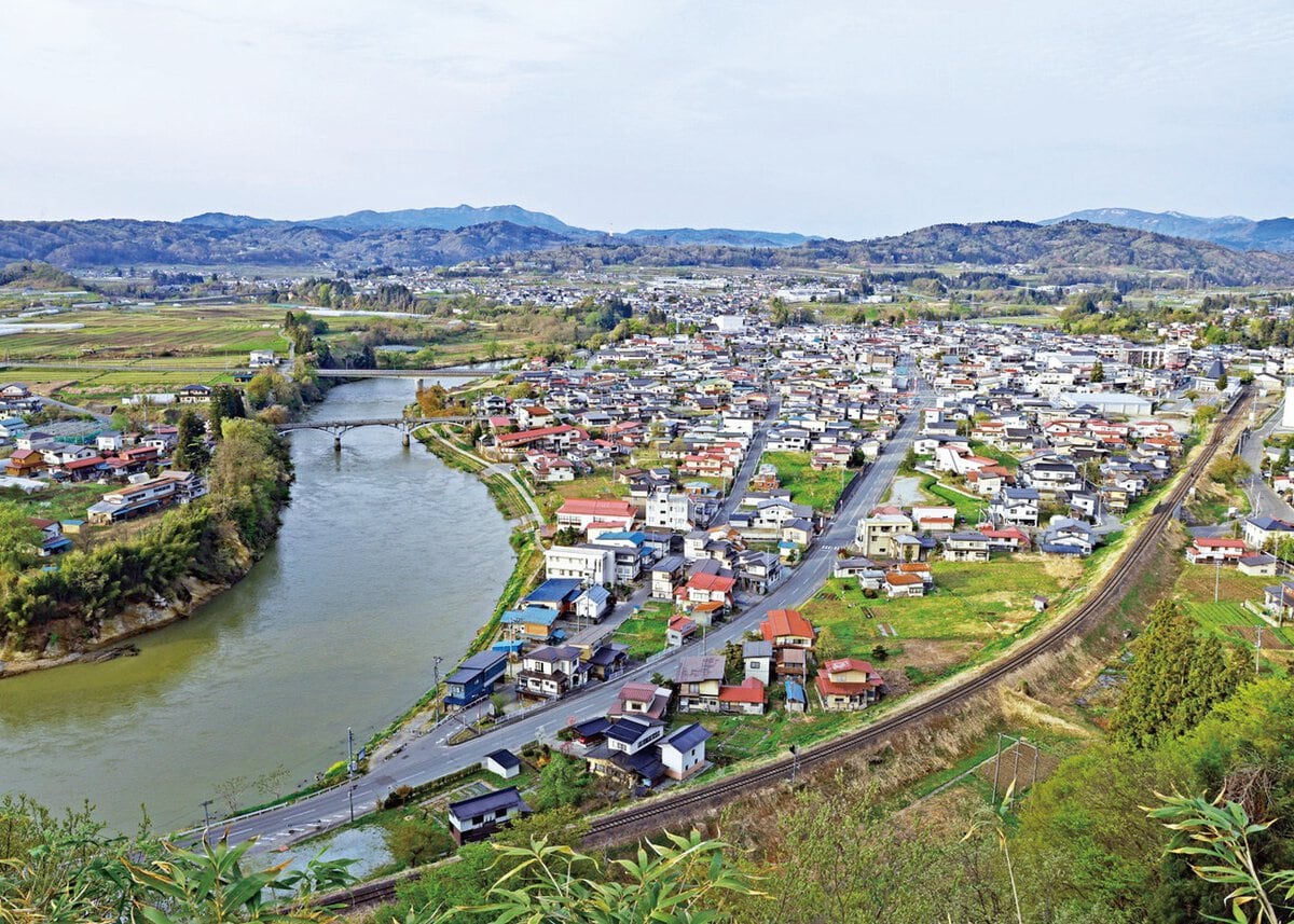 山形県大江町の風景