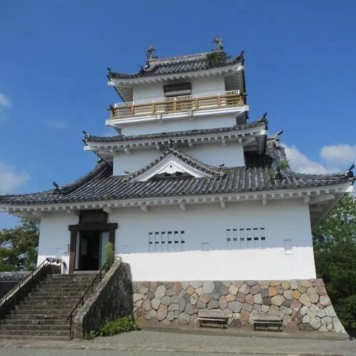 大分県杵築市の「杵築城」。