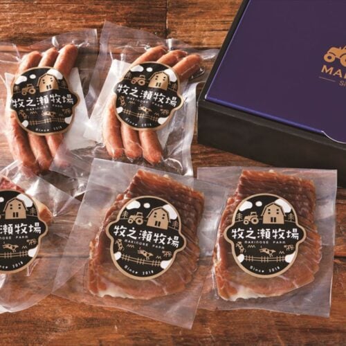 北海道弟子屈町の牧之瀬牧場の牛肉加工品