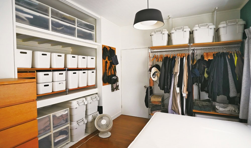 無印良品のステンレスユニットシェルフは、さまざまなサイズのものを愛用／「KUMALOG生活の山小屋（KUMAさん）