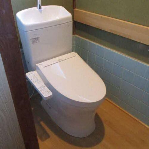 岡山県備前市の物件のトイレ。