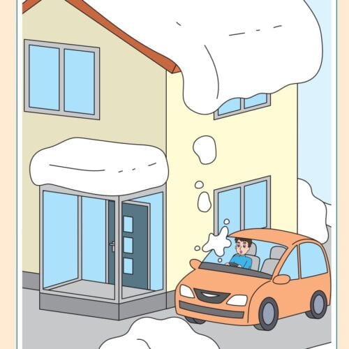 北海道では雪庇に注意