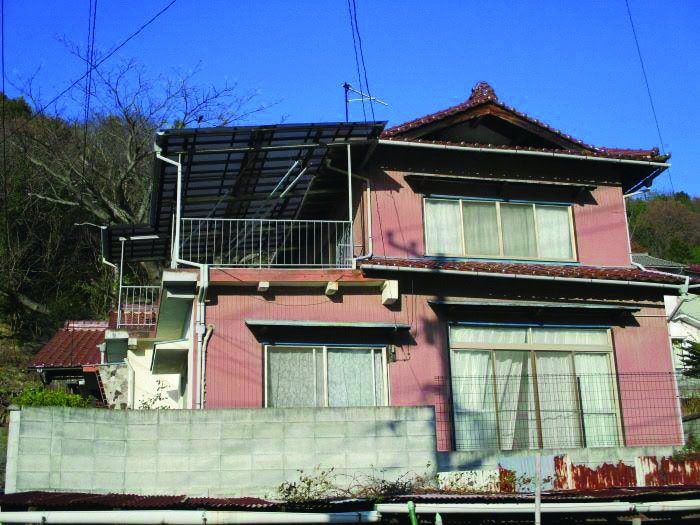 岡山県備前市の物件の外観。