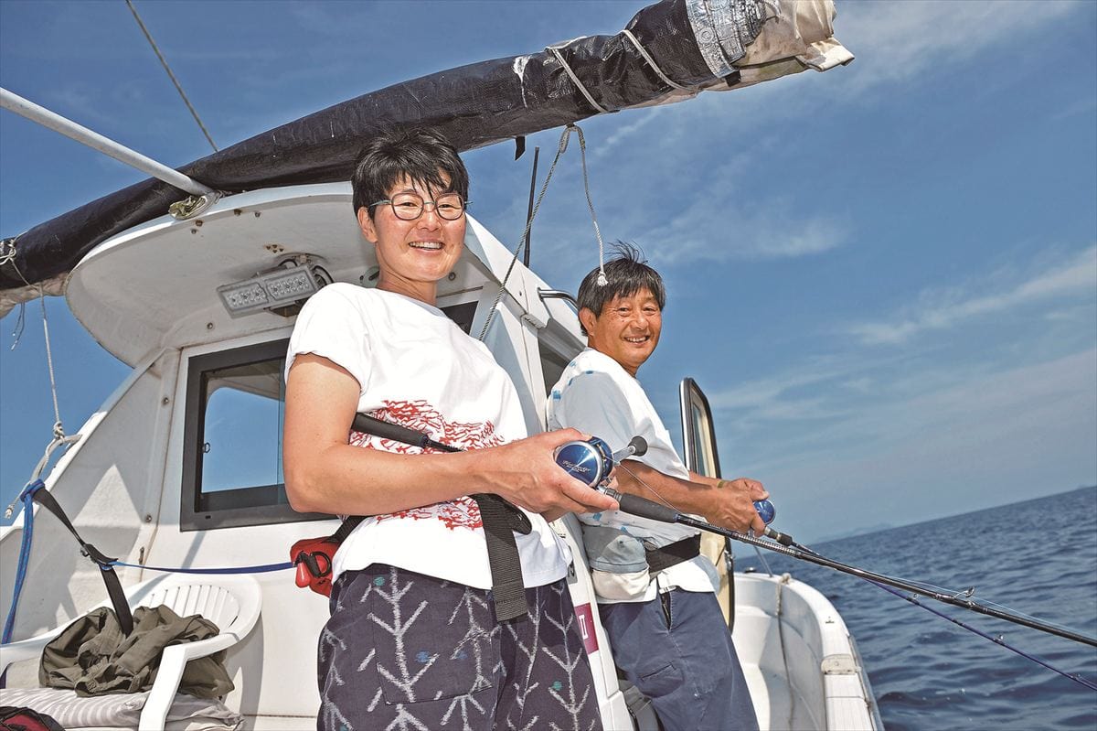 長崎県西海市で釣りを楽しむ移住者