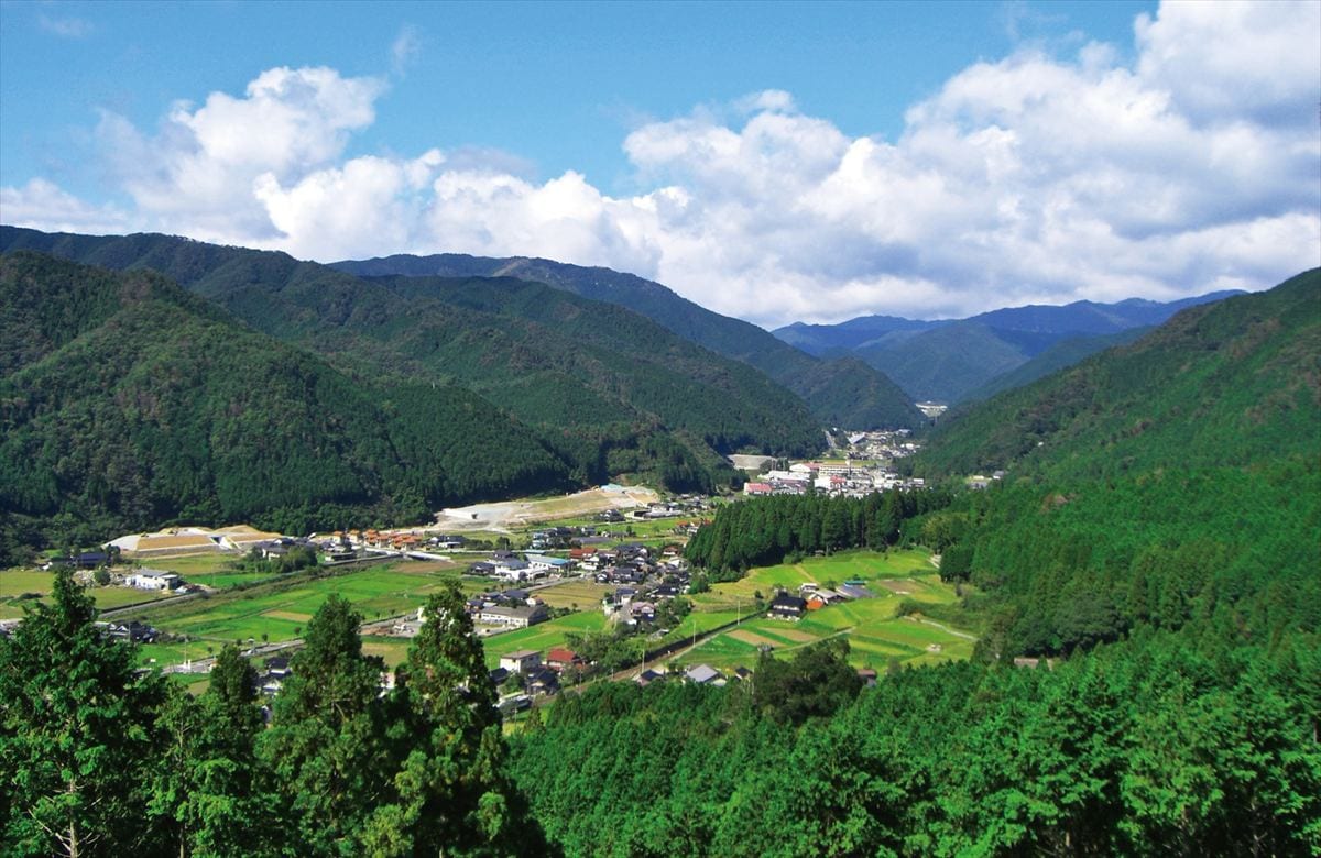 岡山県西粟倉村の風景