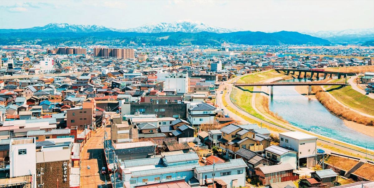 新潟県三条市の風景