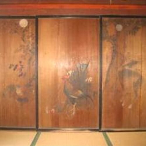 愛媛県宇和島市の古民家物件の襖。