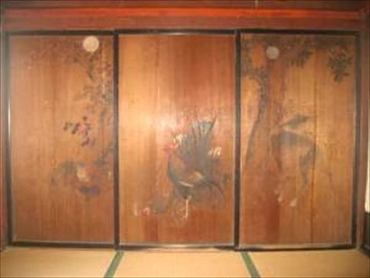 愛媛県宇和島市の古民家物件の襖。