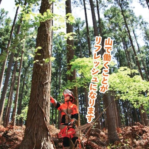 群馬県藤岡市の地域おこし協力隊。森林課で林業に従事
