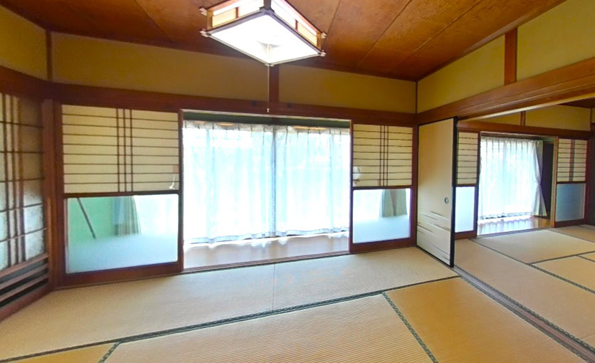 三重県伊賀市の古民家物件の1階和室。
