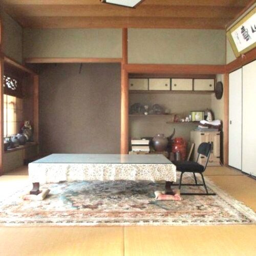 岡山県備前市の古民家物件の和室。