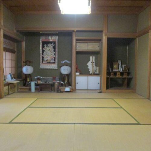 岡山県備前市の古民家物件の和室。