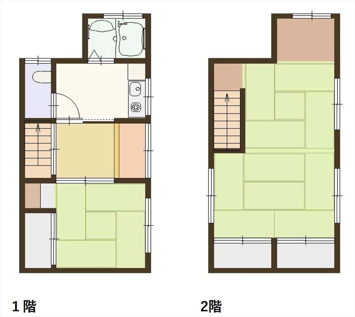 兵庫県洲本市の物件の間取り図