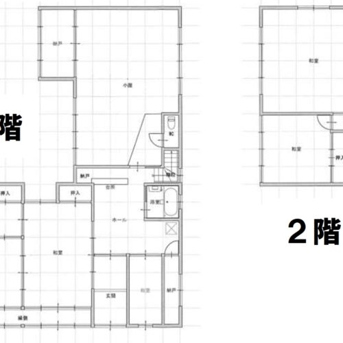 山形県大江町の物件の間取り図