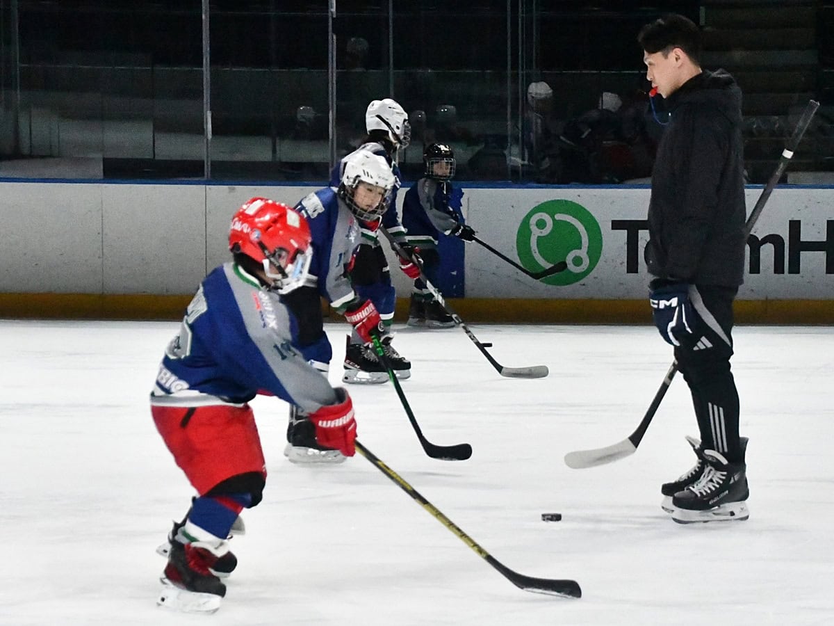 スクールの子どもたちにとってフリーブレインズの選手は憧れの存在であり目標となっている