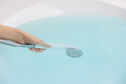 ファインバブル温浴でぽかぽか。節水で環境にもよく、節約しながら生活を豊かにできる。