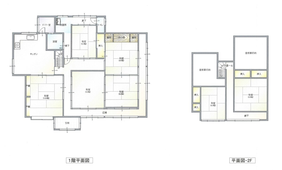 岩手県遠野市の物件の間取り図