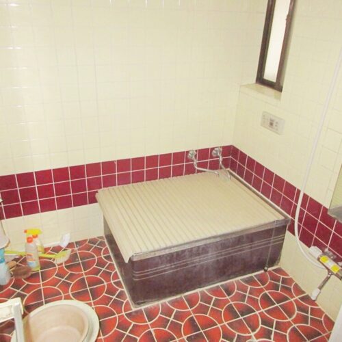 岩手県遠野市の物件の浴室