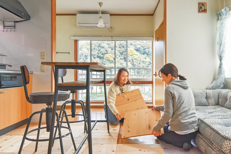 古民家の改修は自分たちで(兵庫県上郡町)