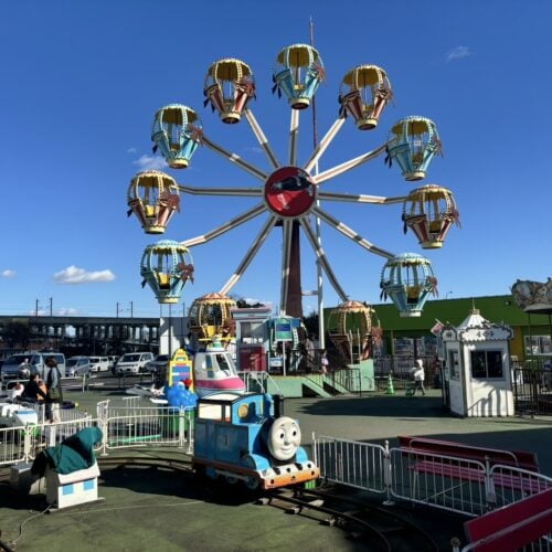 道の駅 ららん藤岡のミニ遊園地