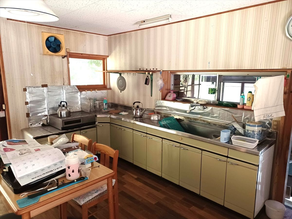 島根県雲南市の物件のキッチン。