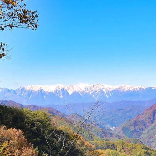 長野県長野市の陣馬平山トレッキングコース