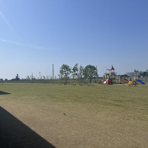 道の駅 まえばし赤城の広大な芝生広場