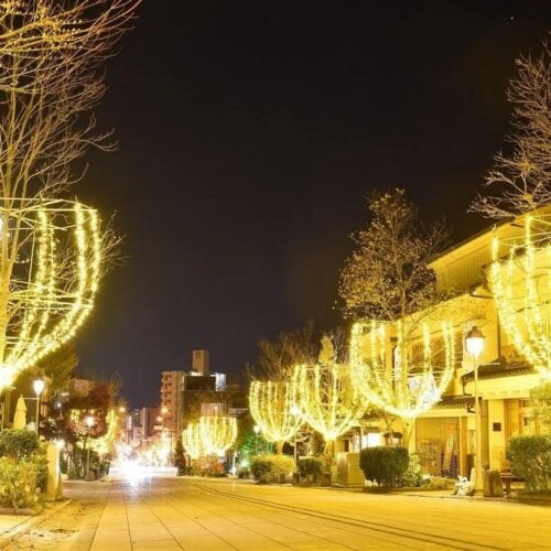 長野県長野市の善光寺表参道イルミネーション