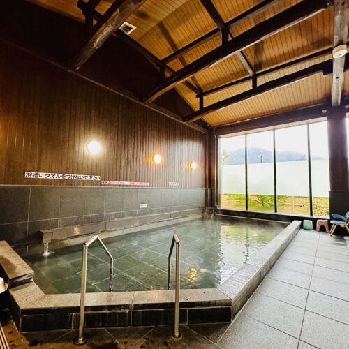 島根県雲南市の海潮(うしお)温泉「桂荘」。