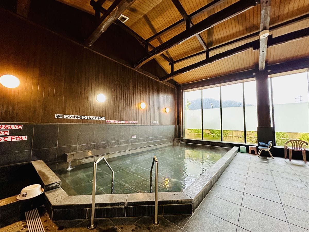 島根県雲南市の海潮(うしお)温泉「桂荘」。