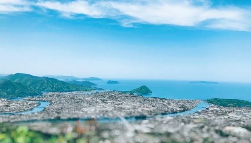 山口県萩市の風景。