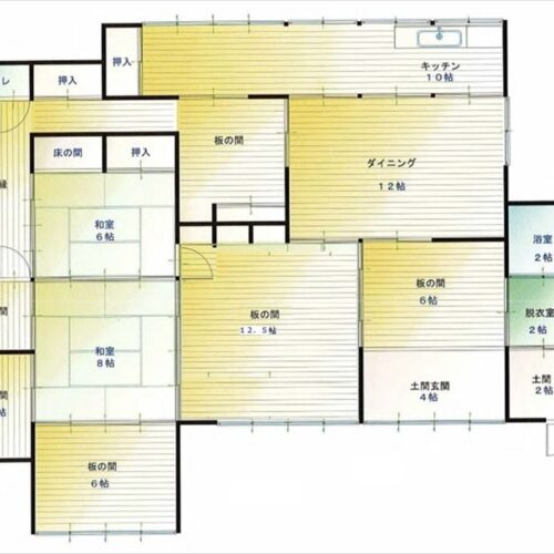 千葉県いすみ市の物件の間取り図