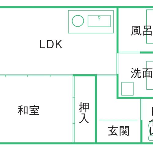 和歌山県美浜町の物件の間取り図