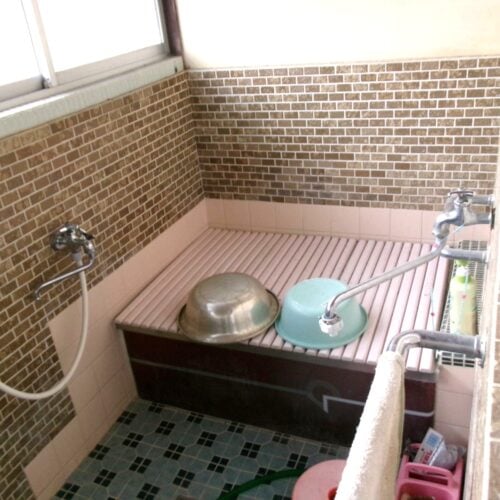 兵庫県佐用町にある物件の浴室。