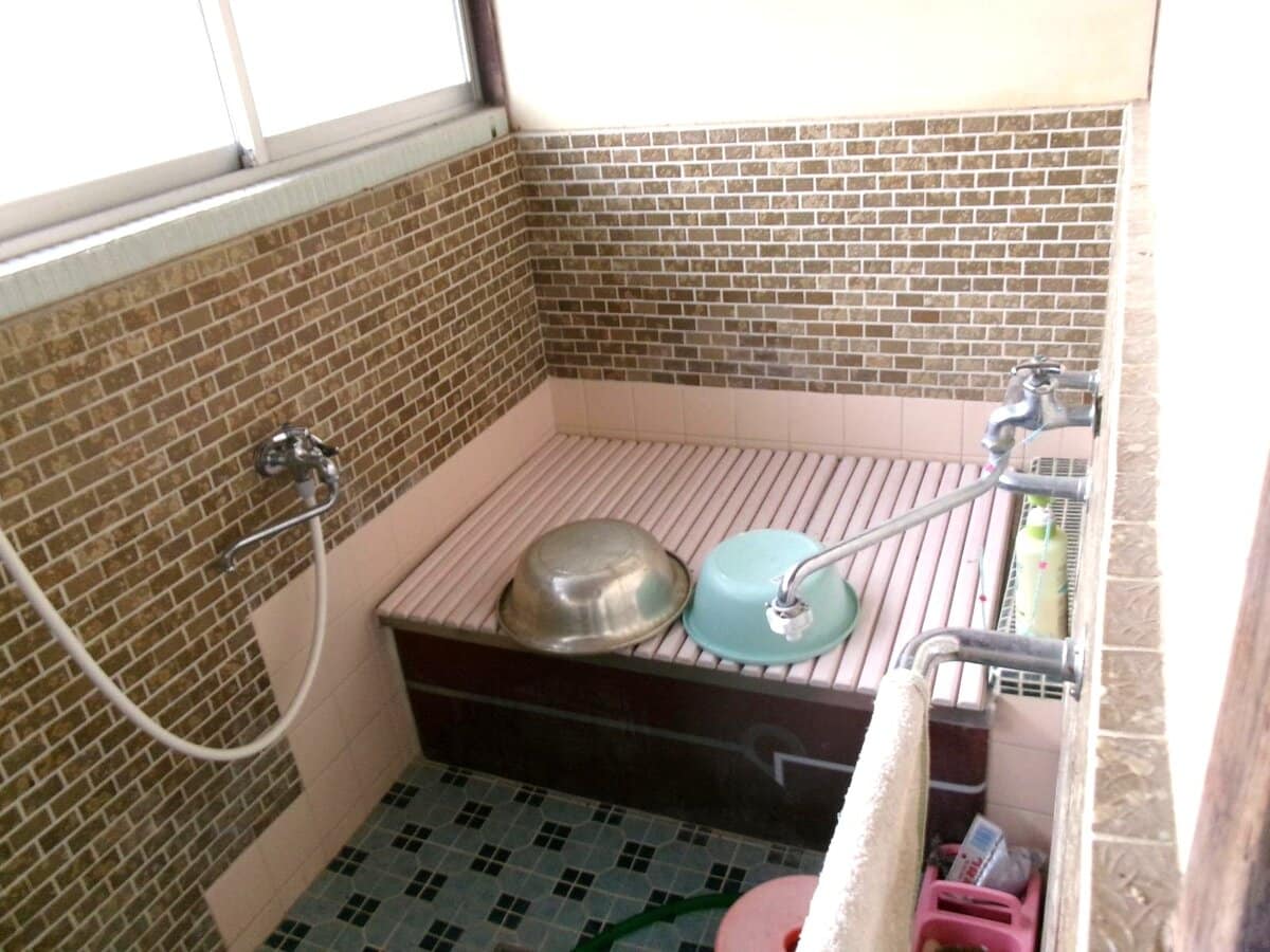 兵庫県佐用町にある物件の浴室。