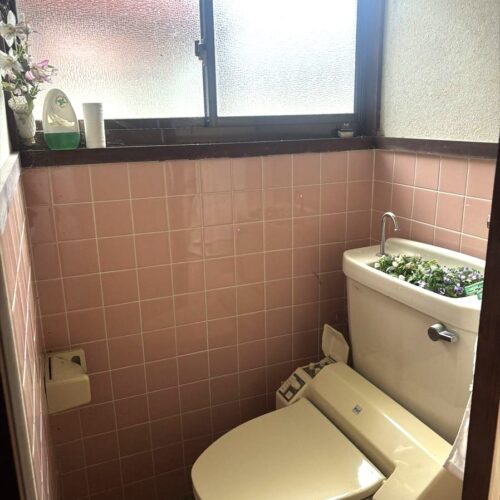 広島県三次市の物件のトイレ。