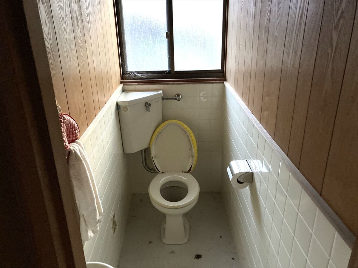 山口県萩市の物件のトイレ。